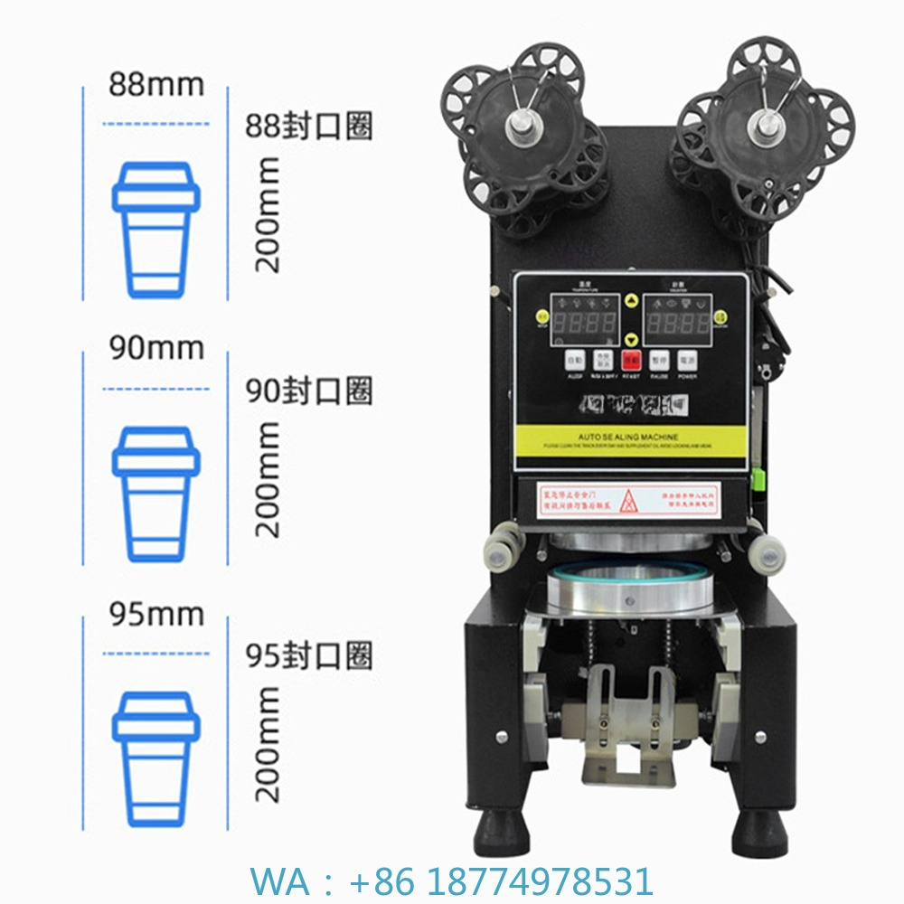 Coffee Tea & Hot Chocolate - 88/90/95 PP/PE/Papier Automatische Bubble Sluitmachines Melk