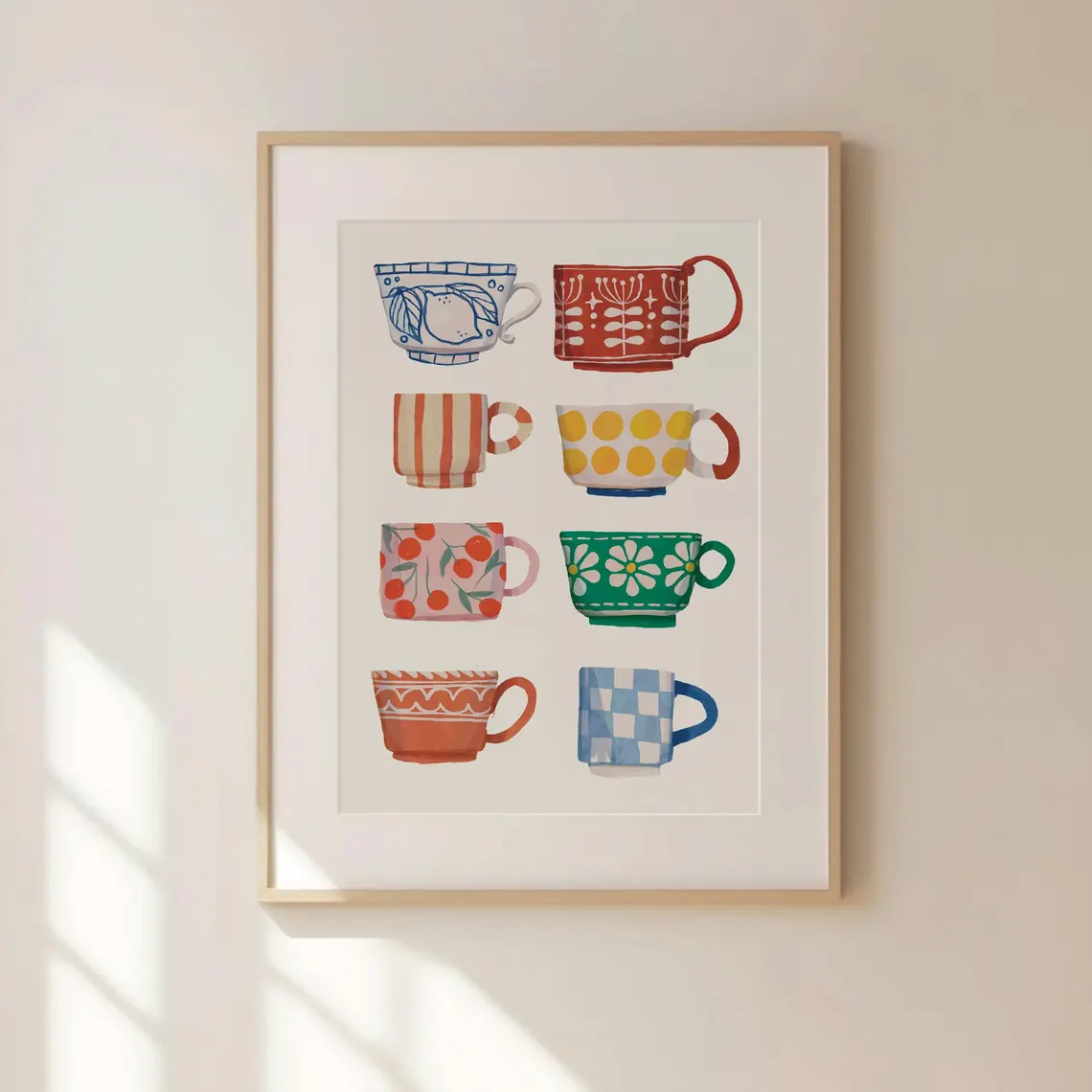 Coffee And Tea Lyrics - Theekopje print, ontbijtposter, koffie printbare kunst,