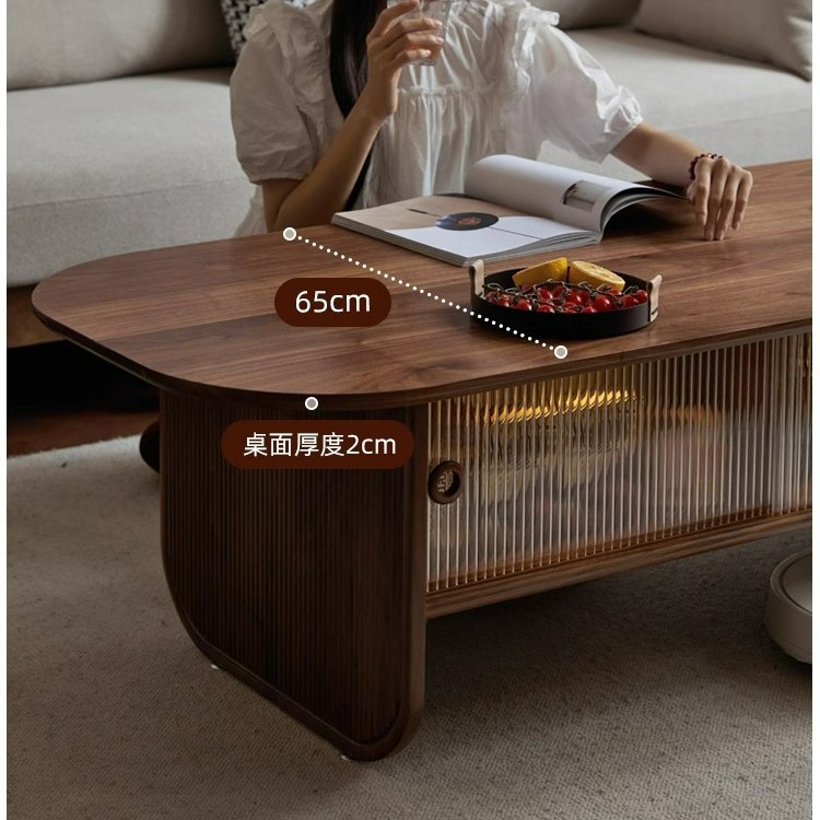 Massief houten salontafel van  - Coffee And Tea-Za recensie en prijs