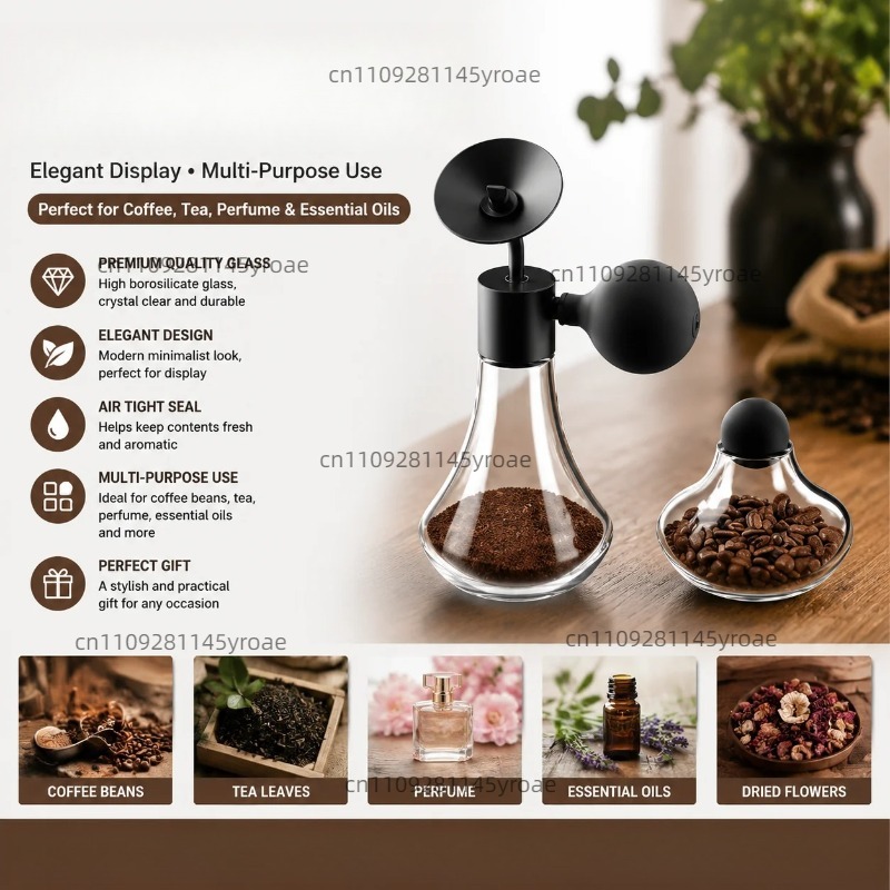 Glazen aroma-monsterflesje voo - Coffee Tea & Hot Chocolate recensie en prijs