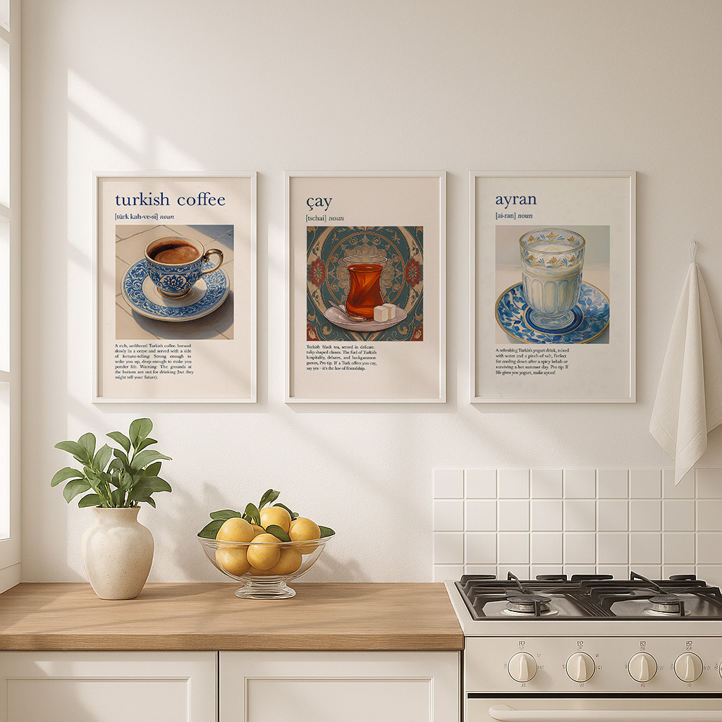 Keuken Poster Traditionele Tur - Coffee And Tea Lyrics recensie en prijs
