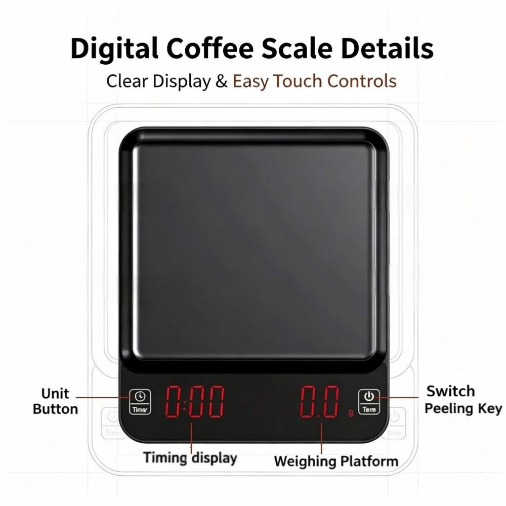 3kg/0.1g Hoge Precisie Digital - Coffee & Tea Maker Machine recensie en prijs
